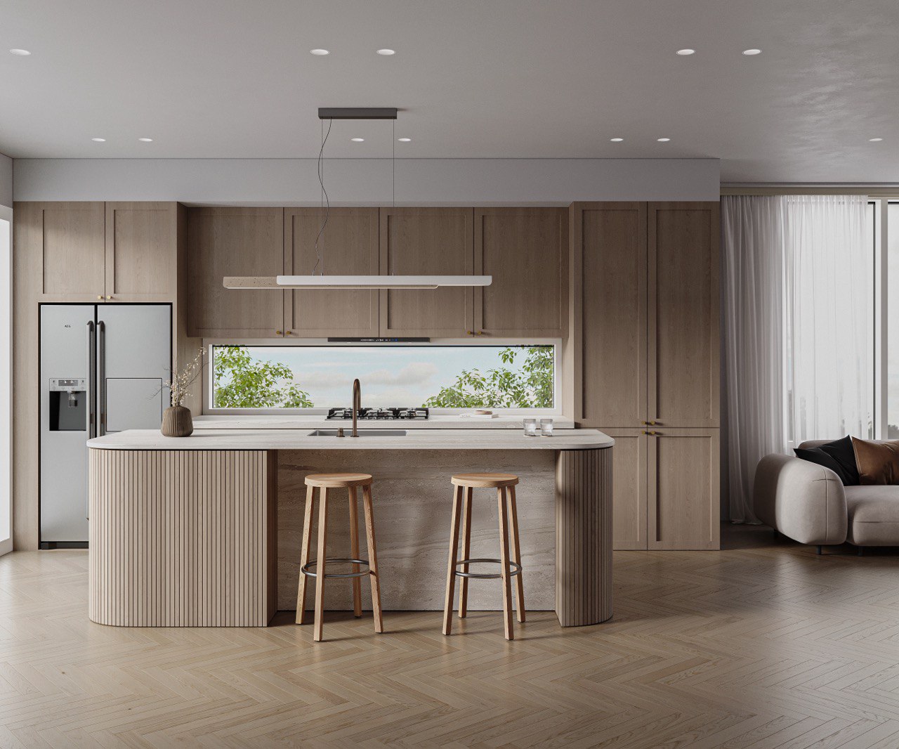 Unit Renovation in Bondi - Modern Design and Luxury Upgrades Renovated Bondi unit with modern kitchen, open living space, and luxury finishes