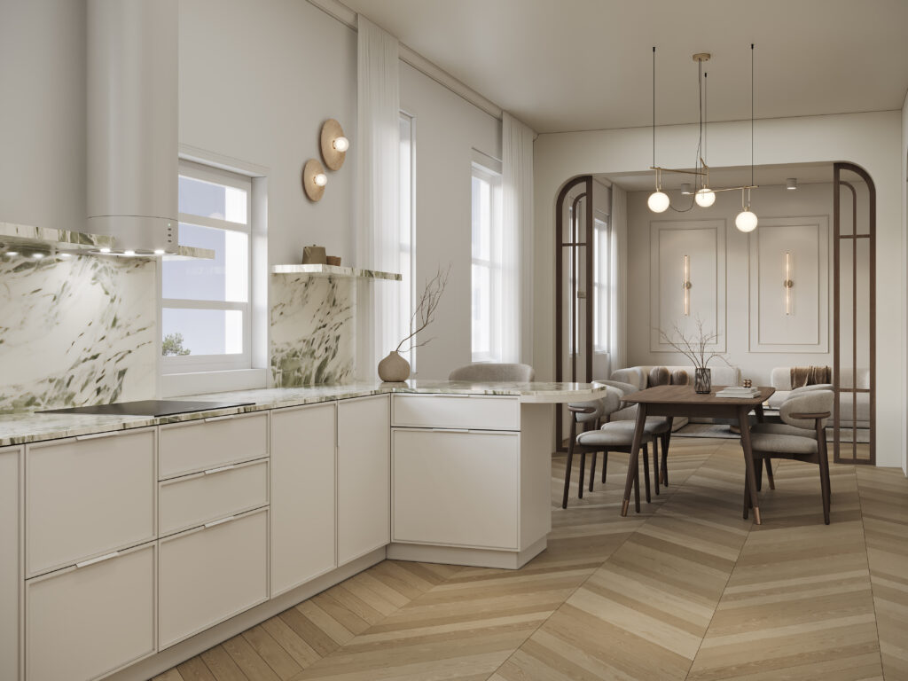 New open plan layout