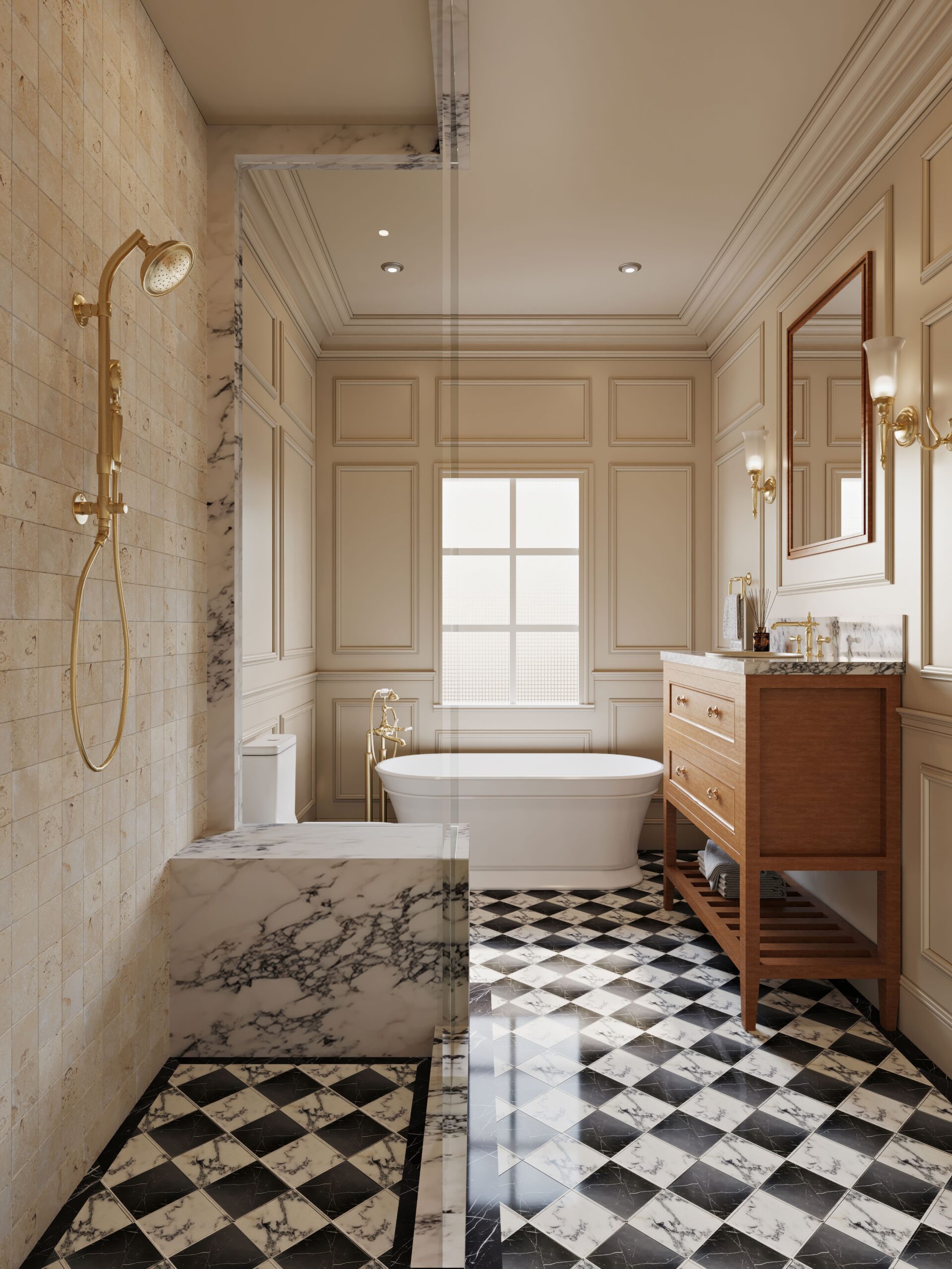 Modern French Bathroom design